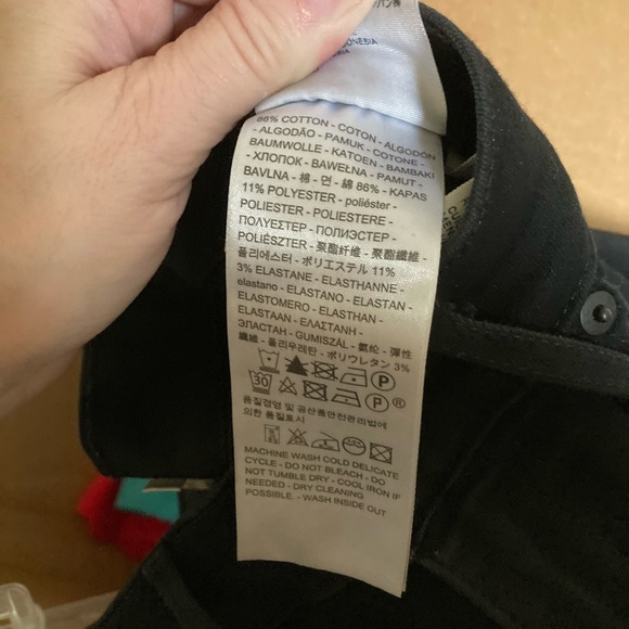 🌸Levi’s Black Mile High Super Skinny Black label & Tag Denim Jeans #Pk - Picture 4 of 9